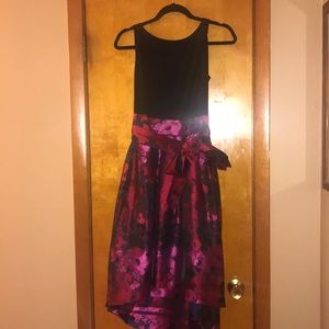 SLNY floral dress